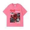 275 GSM Washed T-shirts 100% Cotton Berserk V2 Guts Print Unisex Heavy Cotton T Shirt