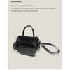 Premium Texture Niche Messenger Bag Women's New Fashion Shoulder Portable Saddle Bag Round Bag