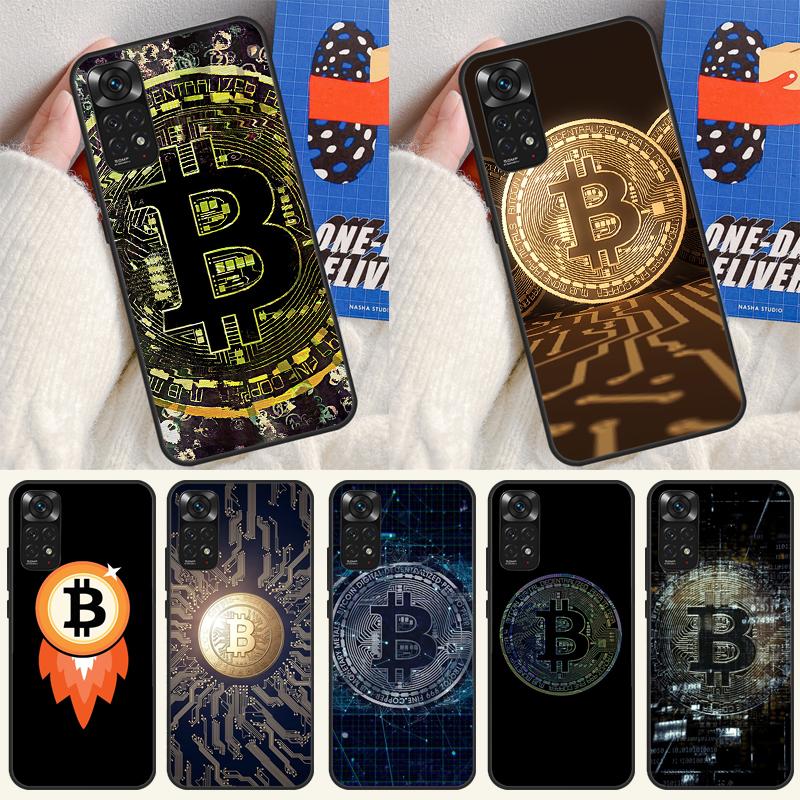 Bitcoin Case For Xiaomi Redmi 14C 10C 12C 13C Cover For Redmi Note 14 Pro 13 9 10 11 12 10S 11S 12S