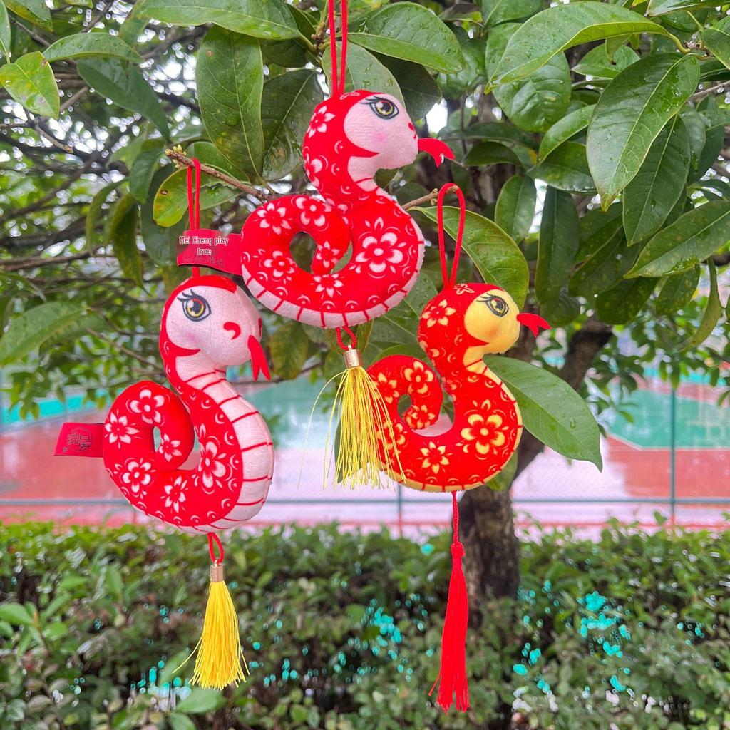 Little Snake Zodiac Year Plush Pendant: Festive Mascot & Gift