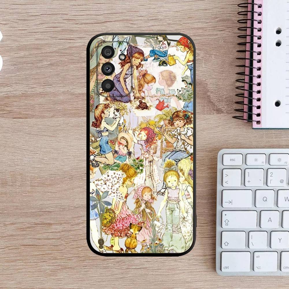Sarah Kay Handyhülle Für Samsung Galaxy A13,A21s,A22,A31,A32,A52,A53,A71,A80,A91 Weiche Schwarze Hülle