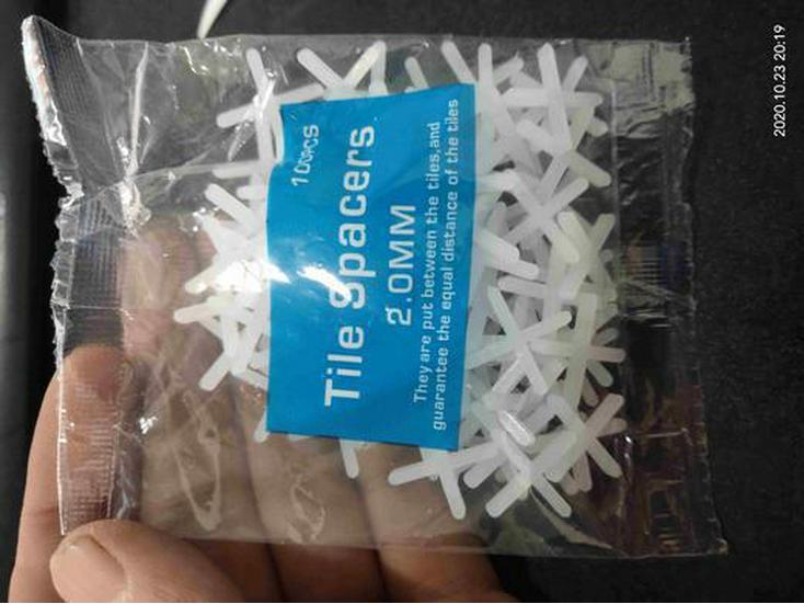 2.0MM Cross Tile Spacer & Adhesive Granules for Floor Positioning & Grout