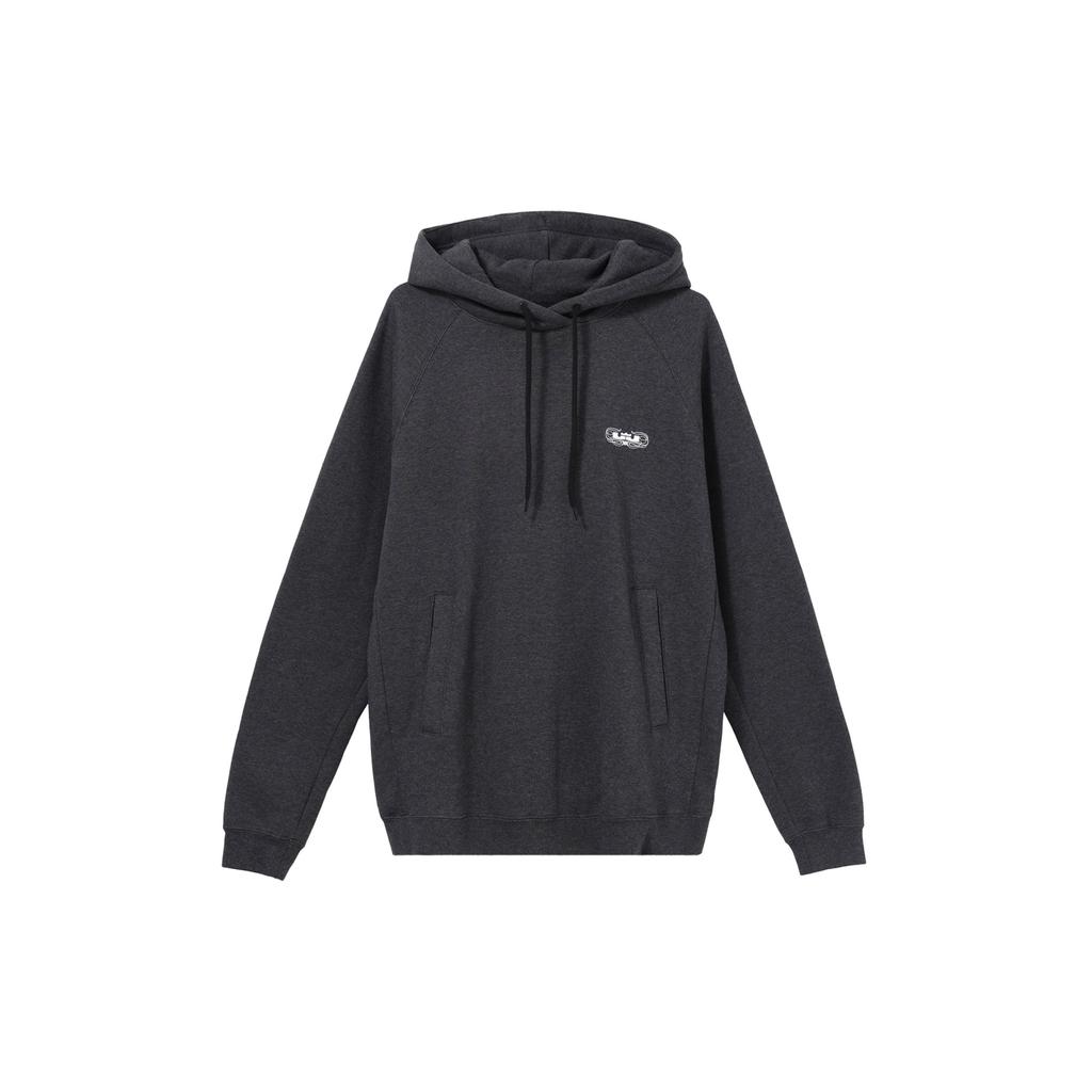 Nike Solid Color Hooded Pullover With Brand Logo Letter Print Long Sleeve Sweatshirt Men Tops Dark-Grey DQ6130-032