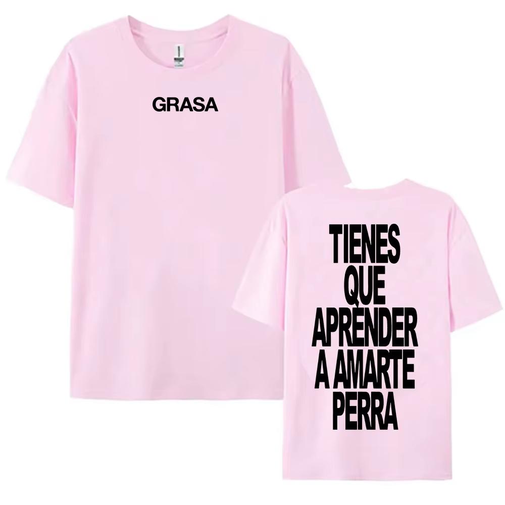 TIENES QUE APRENDER A AMARTE Tshirts SI TE DUELE CURITA Print T-shirt Nathy Peluso Singer Graphic T Shirt Cotton Tees Camisetas