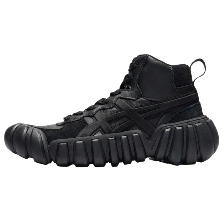 ONITSUKA TIGER Dentigre Ll Soft Comfortable Non-Slip Wear-Resistant High-Top Casual Shoes Unisex Casual Shoes Black 1183B453-001