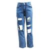 High Waist Wide Leg Ripped Jeans for Women - Slimming and Trendy