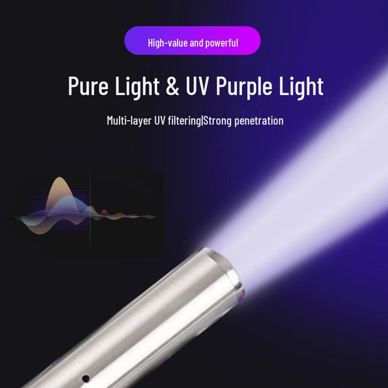 Wood's Katze Ringwurm Erkennung LED: USB-Wiederaufladbares UV-Schwarzlicht zur Erkennung von Geld, Urin und Pilzen