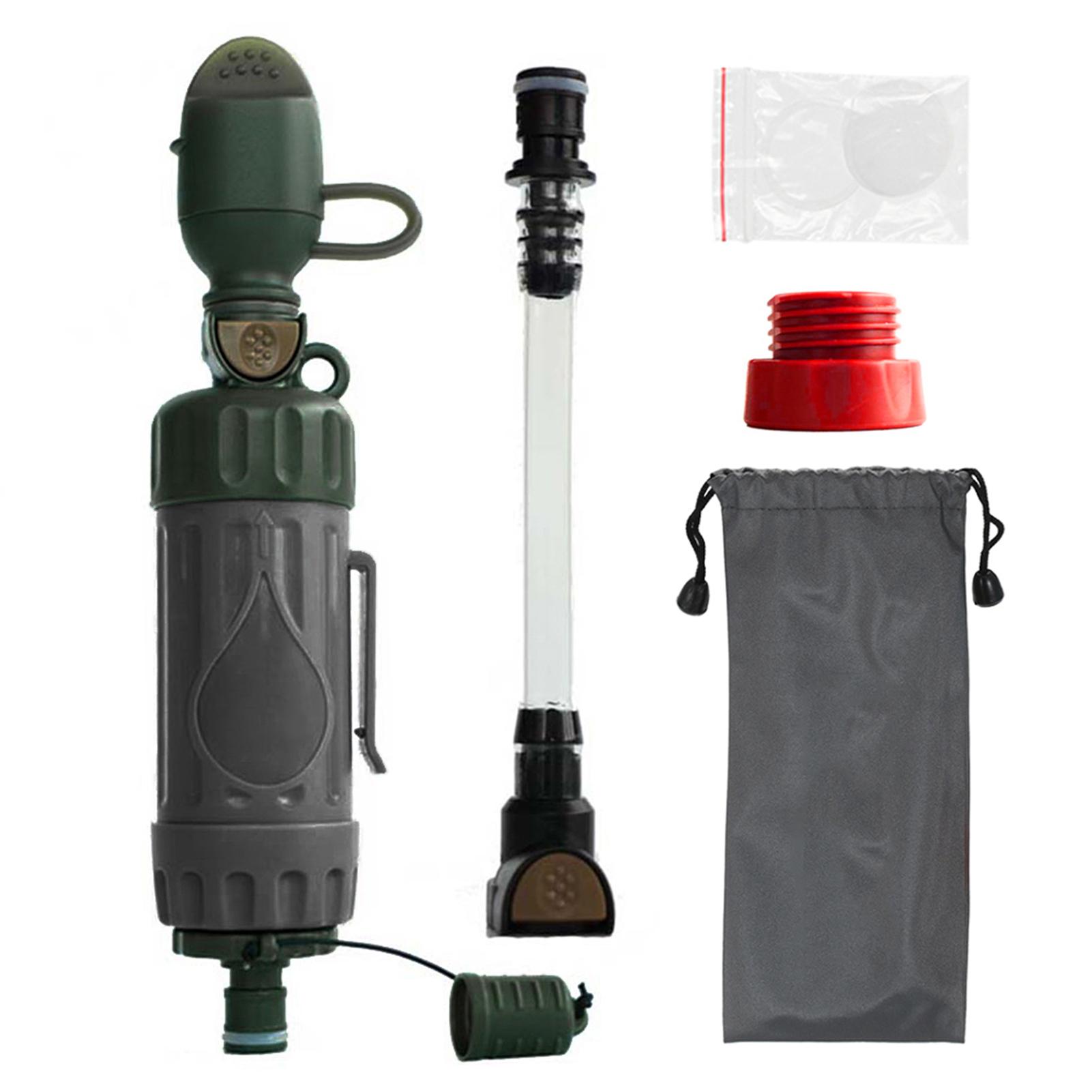 Multi-Fuctional Water Purifier Portable Water Filter Straw Drinking Water Filtration Purifier for Outdoor Survival Emergency
