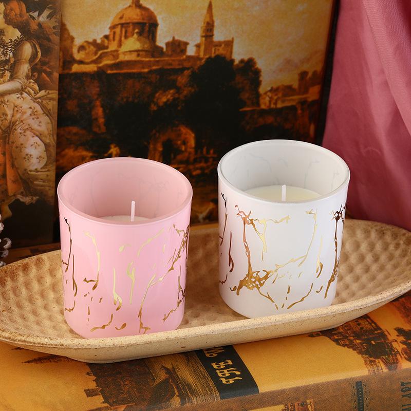 Handmade Non-gilding Glass Cup Scented Candle Creative Scented Souvenir Scented Candle