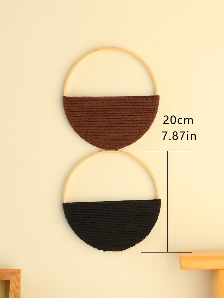 2Pcs Macrame Tapestry Wall Hanging Boho Home Decoration Ideal Tapestries for Wall Decor Home Decorations Room Decors Aesthetic