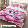 Customization unicorn Duvet Cover Set Bedding Universal,  Cute Printed Cartoon Quilt Cover Comforter Sets Home