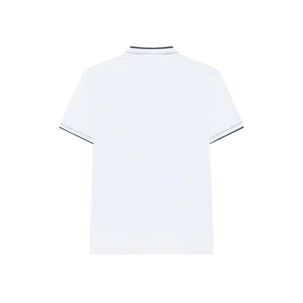 FILA 2023 New Summer Fashion Versatile Knitted Short Sleeve Polo Shirt Men tops White F11M338108F-WT