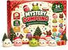 24-Tage-Weihnachts-Knödel-Squishy-Adventskalender, Fidget-Sensorik-Countdown-Kalender, Überraschungs-Squishies, Stressabbau-Fidget