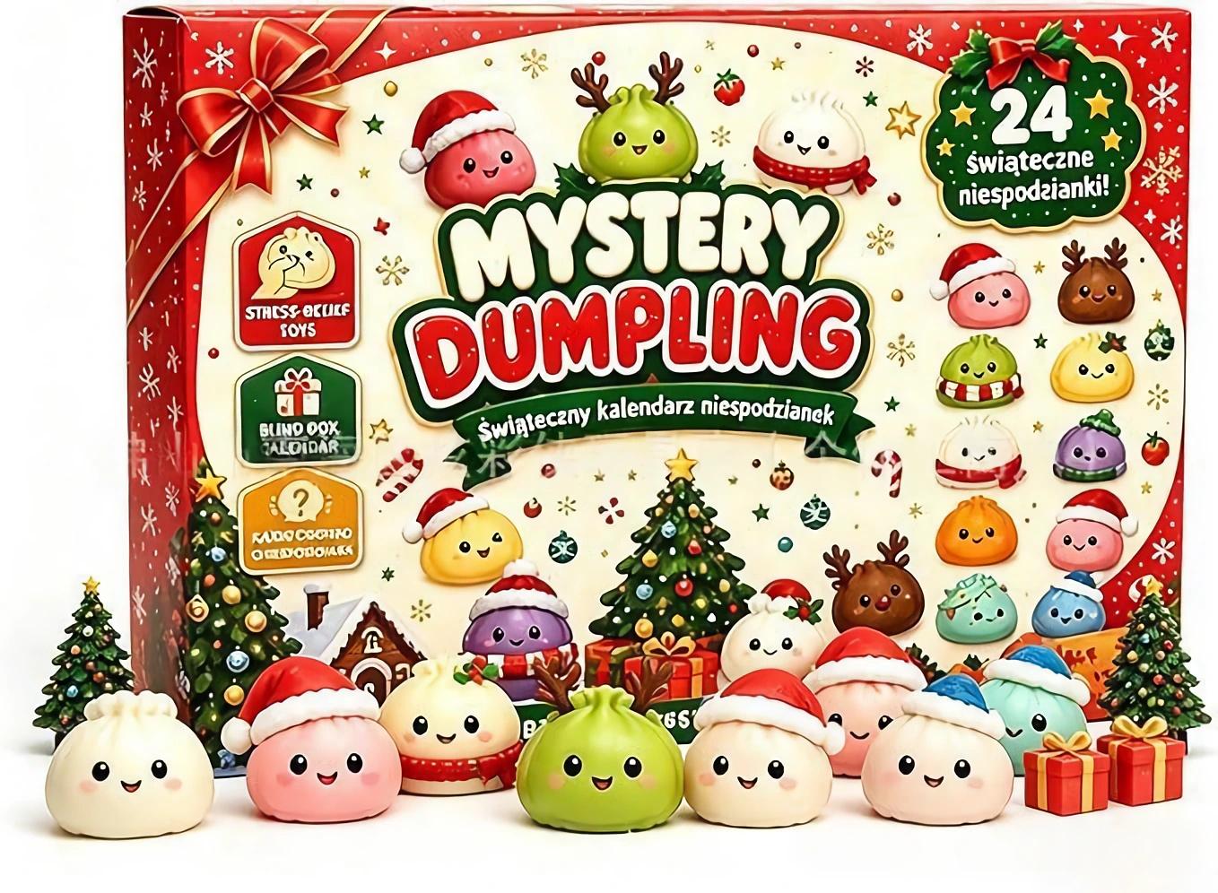 24 Dienu Ziemassvētku Pelmeņu Squishy Adventes