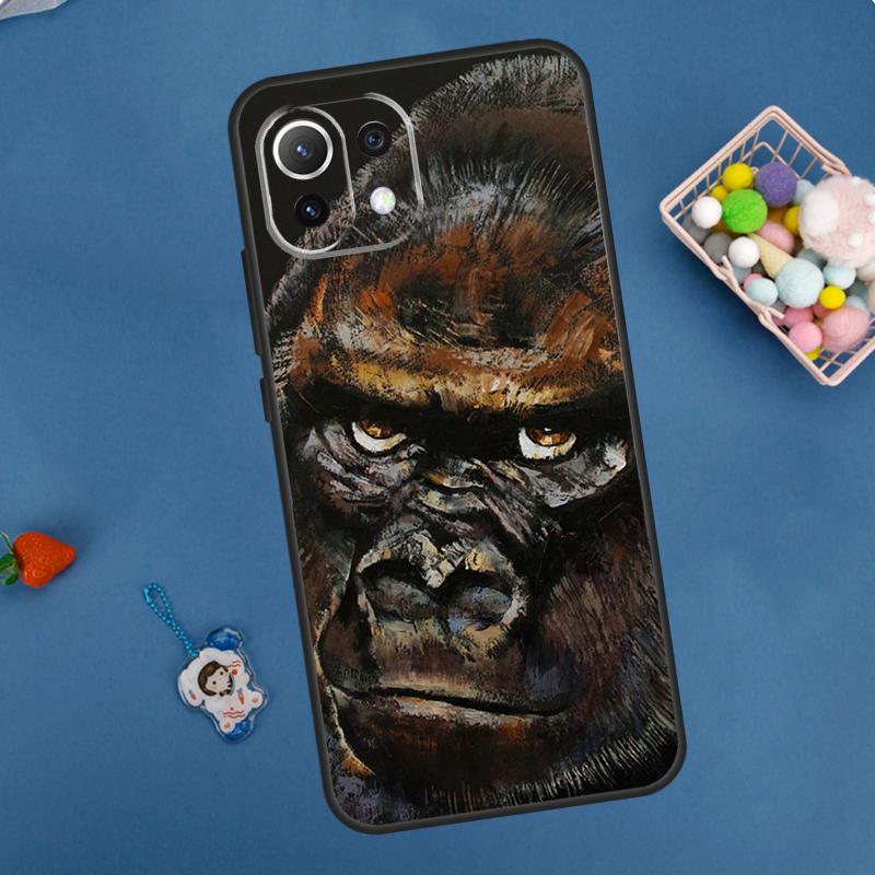 Monkey Gorilla Ape Baby Case For Xiaomi 15 Ultra 13 14 11T 12T 13T 14T Pro POCO X7 Pro F5 F6 M6 X3 X5 X6 Pro Coque
