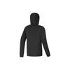 FILA Logo Print Fitness Hoodie Men hoodies Black A11M341217F-BK