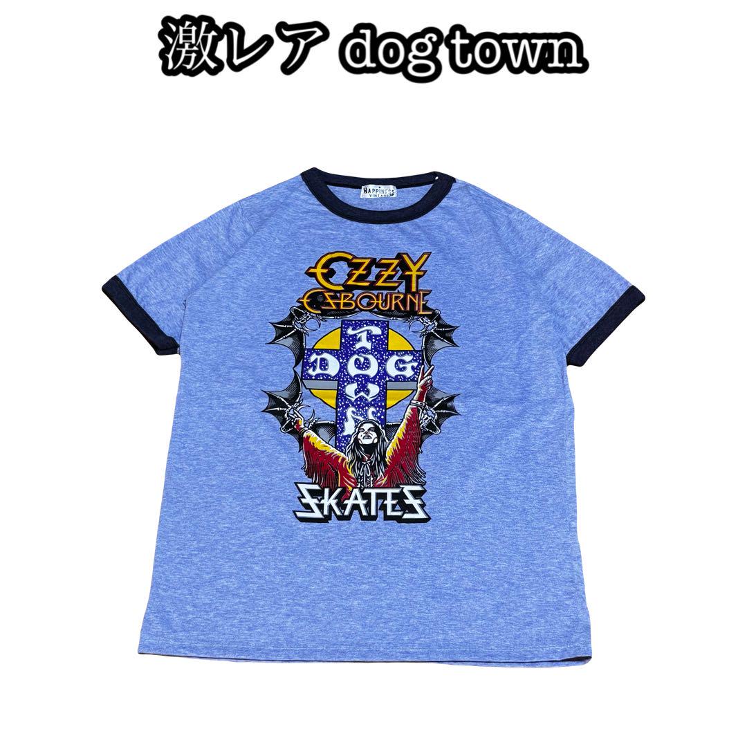 

[USED] Dogtown Ringer T-shirt by Ozzy Osbourne, extremely rare, Satanic cross.