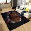 Hip Hop Art Rapper Legend Star Area Rug Large,Carpet Rug for Living Room Bedroom Sofa Doormat Decoration,Kids Non-slip Floor Mat