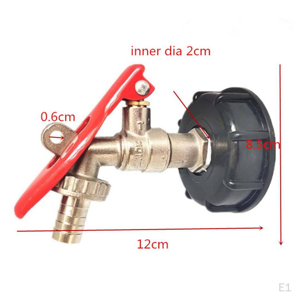 Brass Garden Water Connections Threaded IBC Tank Adapter