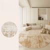 Modern Style Bedroom Decor Round Carpet Minimalist Carpets for Living Room Thicken Plush Bedside Floor Mat Fluffy Soft Study Rug