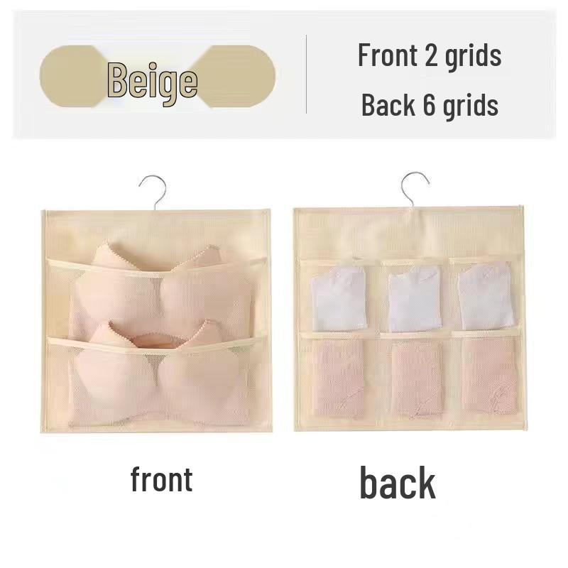 

Double-Sided Hanging Bra & Underwear Organizer