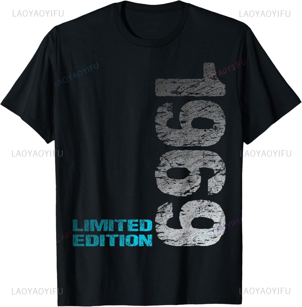 Limited Edition 1969 Print T-Shirt Original Design Gifts T Shirts Y2k Streetwear Men's Clothing Oversized Outdoor Pullover