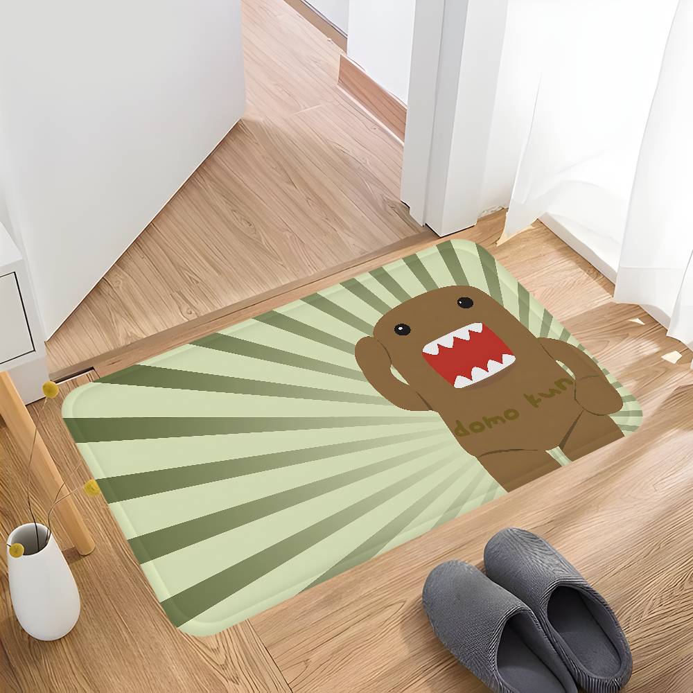 

Cute Domo-kun Room Mats Anti-slip Absorb Water Long Strip Cushion Bedroon Mat Household Carpets 50x80cm