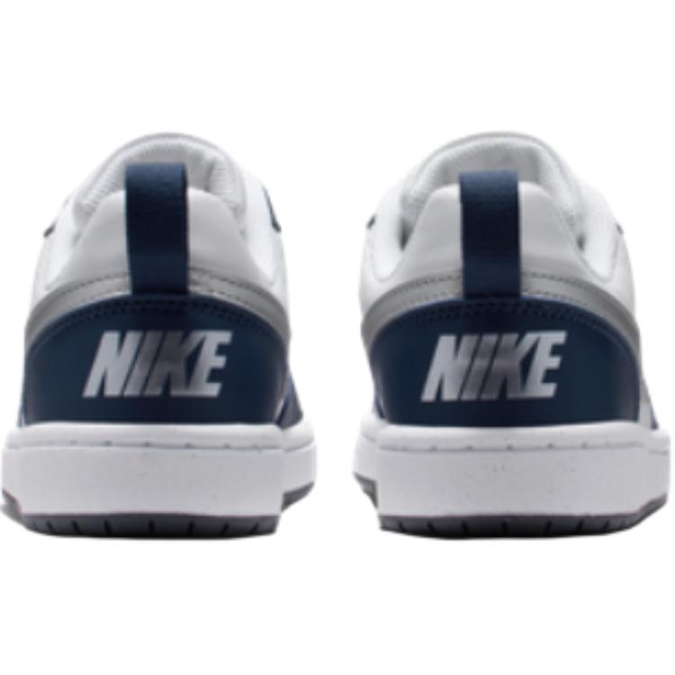Nike Court Low top Kids' Skateboarding Shoes White Blue Unisex DV5456-135