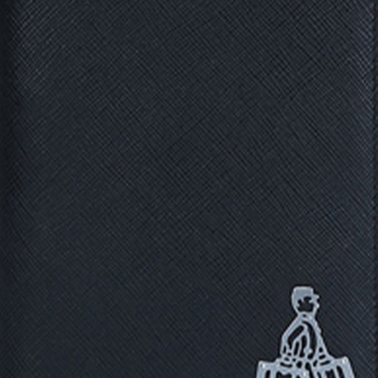 PRADA Cow Leather Wallet Unisex Black 2ML188-9Z2-F0002