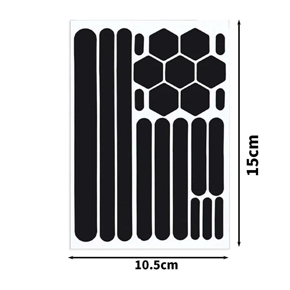 

Helmet Warning Reflective Stickers Night Safety Driving Accessories Fluorescent Decorative Sticker Bicycle Moto Car Decal