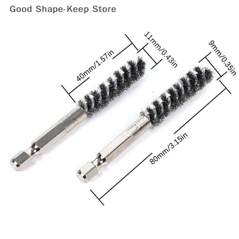 Electric Drill Adapter Golf Club Head Cleaner Rust Remover Brush Hexagonal Rod Iron Head Polish for Golf Clubs Head Hosel