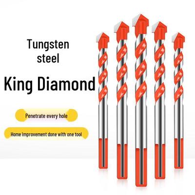 6mm Alloy Triangle Drill Bit for Concrete, Glass, Tile & Cement