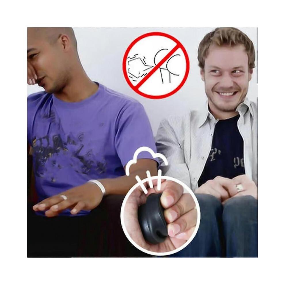 (Svart) Fisepooter Gag Vits Maskin Nyhet Prank Leker med Naturlig Fiselyd f for Bursdags Vits Gave