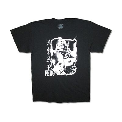 Men's ASAP Ferg Work T-shirt Medium Black