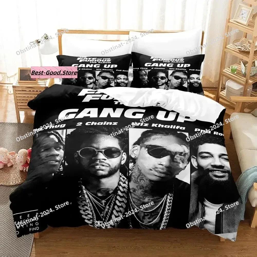 Rap YoungBoy Never Broke Again Beding Set Single Twin Print With Pilowcase Bed Soft Duvet Cover Single Double Quen Super King-Sized Dimensionsd