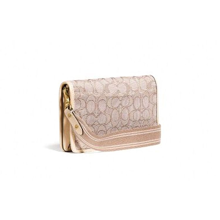 Coach Borsa a tracolla Hayden con stampa su tela e pelle per donna Beige C3824-B4SHG