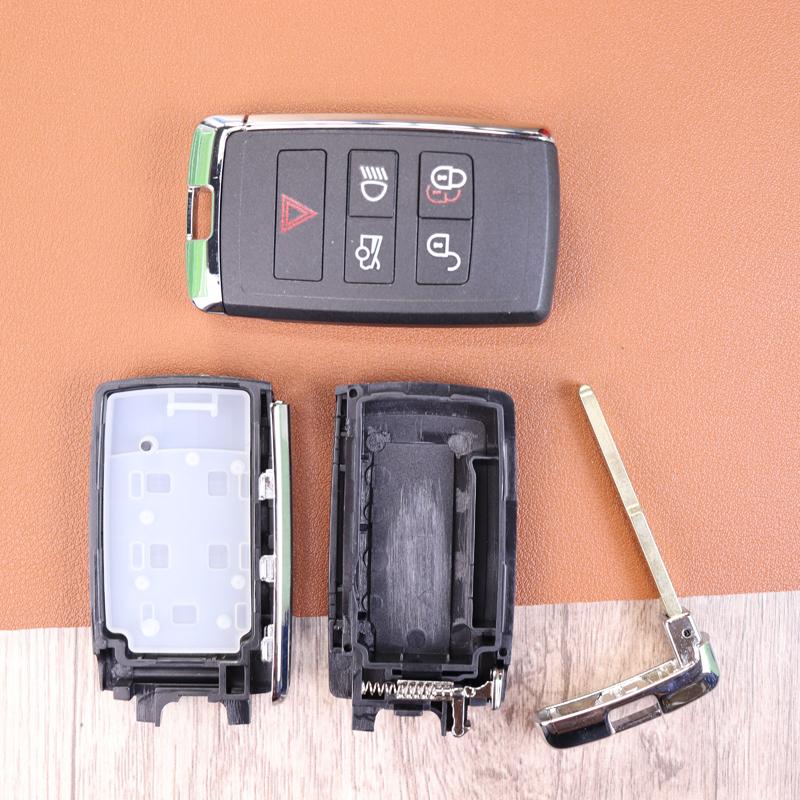 For Jaguar Land Rover Evoque Discovery 4 Evoque F-Pace F-Type XE XF XJ Freelander for Car Key Shell Key Housing Fob Case Modify