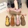 Zapatos de suela gruesa con agujeros huecos para aumentar la altura, nuevos zapatos Mary Jane individuales de primavera y verano, sandalias de punta cerrada