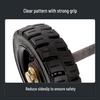 Enhanced 350x100-8 Impact-Resistant Solid Tire for Multi-Device Use