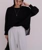 Yours Wrap Tapered Pants BFXU1789 M Gray Women's