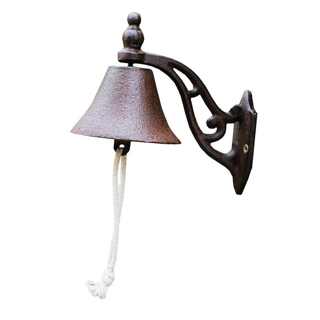 Porch Dinner Bell Decorative Antique Style Doorbells Wall Mounted Dinner Bells for Home Entry Door Reception Ranch Farmhouse