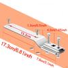 Vehicle Slow Moving Triangle Sign Mount Bracket Installation Rack with Nuts for Road Construction