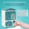 Cartoon Fingerprint Piggy Bank Password Lock Coin Deposit Box Mini ATM Machine Cash Safe  Student