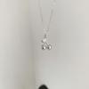 Love Cherry Pendant Necklace Female Niche Design Sense Simple Trend Zircon Diamond Collarbone Chain Premium Durable
