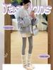 Apricot A-line Woolen Skirt: Safety Shorts, Zipper, Pleated, High-Waisted, Autumn/Winter Thickened Academy Style for Women.