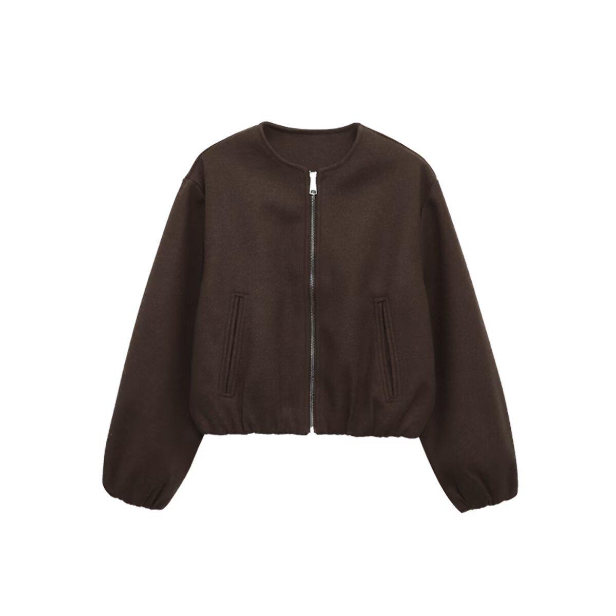 

Жіноча 2025 Універсальна М яка Куртка-Пілот: Весняно-осіння мода M56867 Medium