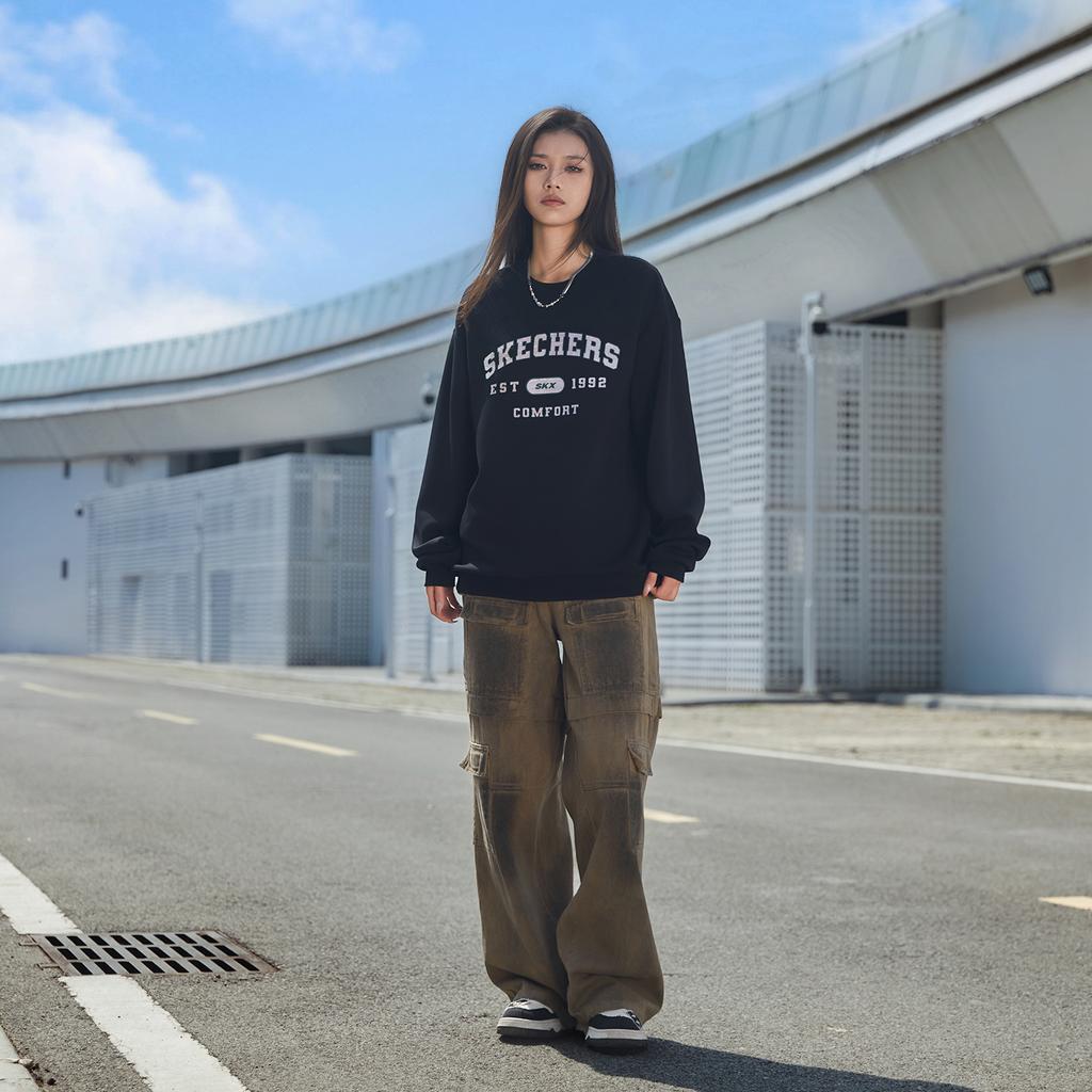 Skechers Sweatshirts Unisex Crew Neck Moderate Regular L225U176