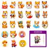 50 Daichai Stickers Cute Shiba Inu Cute Cartoon Graffiti Stickers Daichai Daily Creative Graffiti