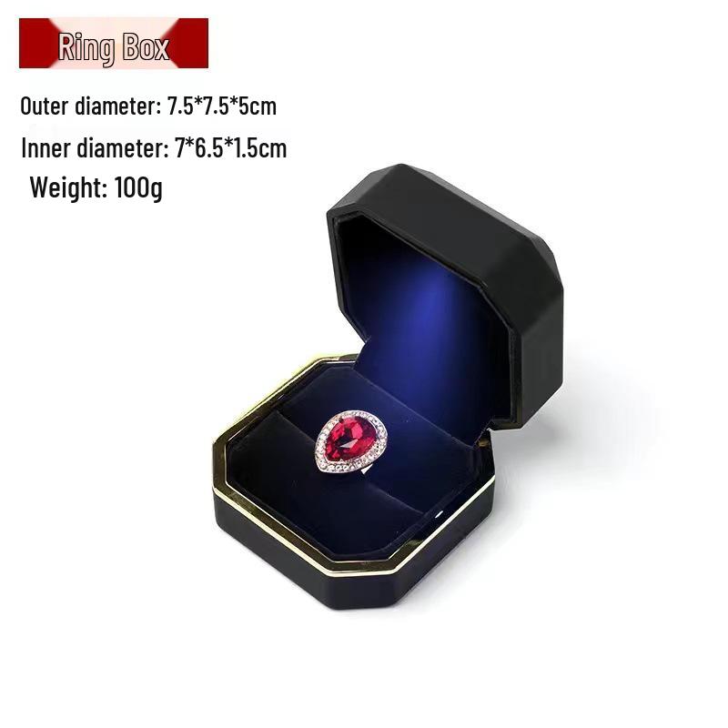 

LED Light Octagonal Jewelry Box for Necklace/Bracelet