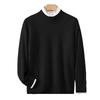 Men's Pure Wool Half-High Neck Pullover Sweater 2025 Autumn/Winter Collection